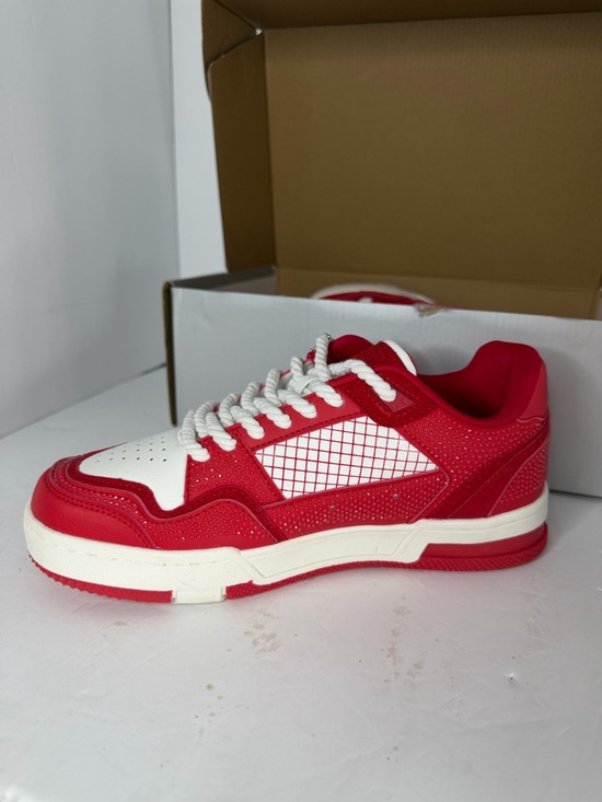 watson x watson Shoes - Watson x Watson Red White Sneakers Size 6.5 New Streetwear Low Top